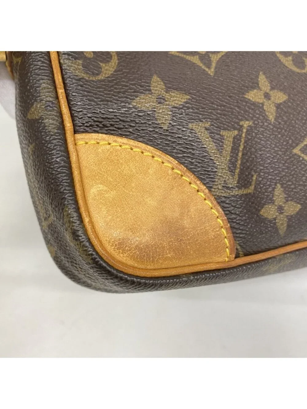 Louis Vuitton Clutch Monogram Marly Dragonne GM Brown